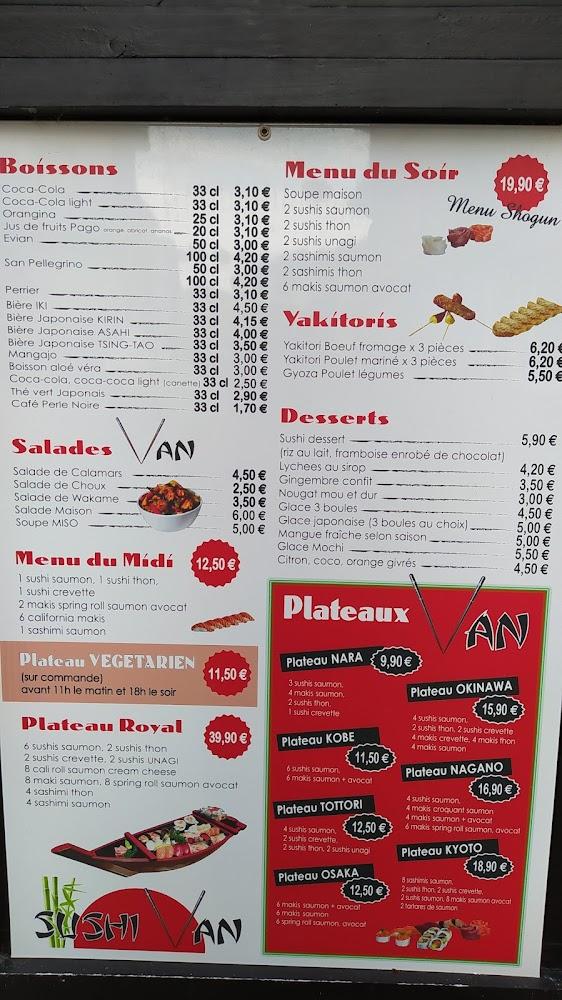 Sushi Van - Menu Image 2